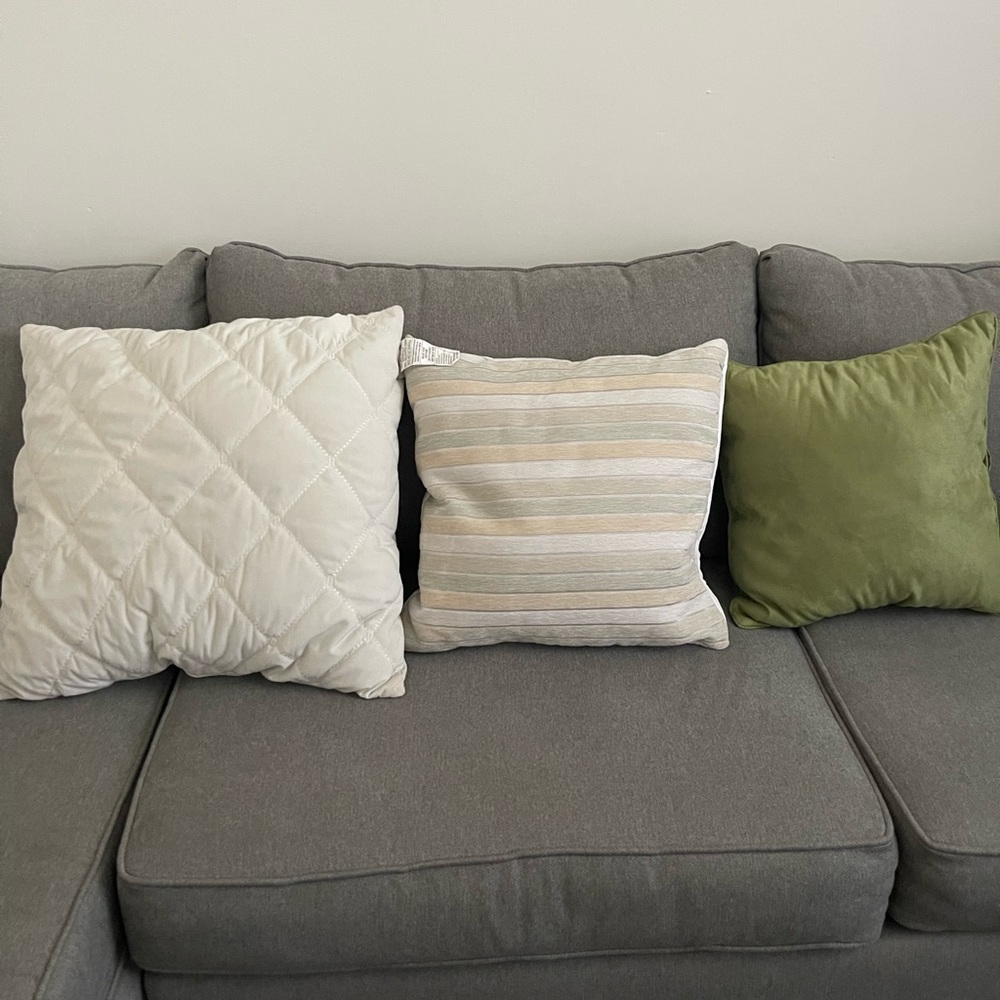 At home throw pillows